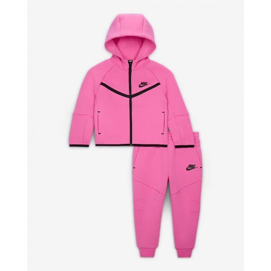NIKE TECH FLEECE ΦΟΥΞΙΑ ΠΑΙΔΙΚΟ ΣΕΤ ΦΟΡΜΑΣ