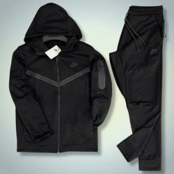 ΣΕΤ ΦΟΡΜΕΣ ΜΑΥΡΕΣ NIKE TECH FLEECE