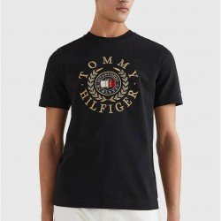 ΜΑΥΡΗ TOMMY HILFIGER ΜΠΛΟΥΖΑ CORE TOMMY LOGO TEE