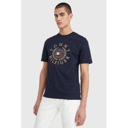ΜΠΛΕ TOMMY HILFIGER ΜΠΛΟΥΖΑ CORE TOMMY LOGO TEE
