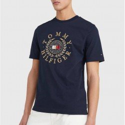 ΜΠΛΕ TOMMY HILFIGER ΜΠΛΟΥΖΑ CORE TOMMY LOGO TEE