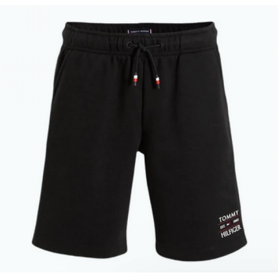 Μαύρο Tommy Hilfiger Αθλητικό σορτς UM0UM02881 Σκούρο μπλε Regular Fit