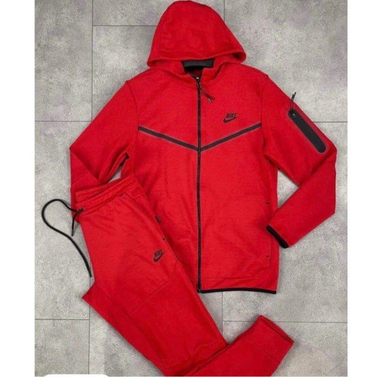 ΣΕΤ ΦΟΡΜΕΣ ΚΟΚΚΙΝΕΣ NIKE TECH FLEECE