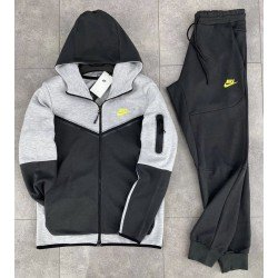 ΣΕΤ ΦΟΡΜΕΣ ΓΚΡΙ/ΜΑΥΡΟ LOGO ΝΙΚΕ ΦΟΣΦΟΡΗ  NIKE TECH FLEECE