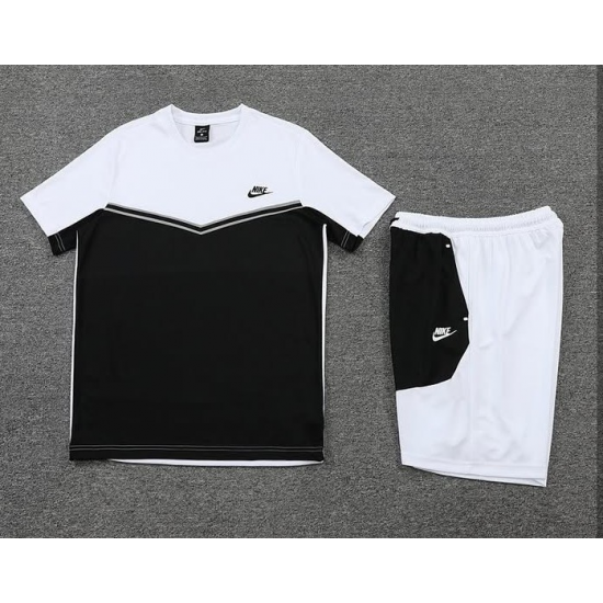 Nike Tech Fleece Άσπρο/Μαύρο Καλοκαιρινό Σέτ