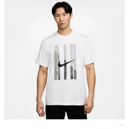 Ανδρική Κοντομάνικη Μπλούζα Λευκή - Nike Sportswear Max90