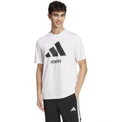 Άσπρο T-shirt Adidas