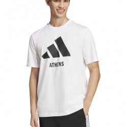 Άσπρο T-shirt Adidas