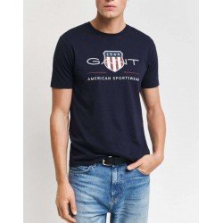 ΜΠΛΕ GANT ΜΠΛΟΥΖΑ ΚΜ REG ARCHIVE SHIELD SS T-SHIRT