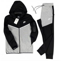 ΣΕΤ ΦΟΡΜΕΣ ΓΚΡΙ/ΜΑΥΡΟ NIKE TECH FLEECE