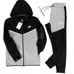 ΣΕΤ ΦΟΡΜΕΣ ΓΚΡΙ/ΜΑΥΡΟ NIKE TECH FLEECE