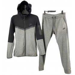 ΣΕΤ ΦΟΡΜΕΣ ΜΑΥΡΟ/ΓΚΡΙ NIKE TECH FLEECE