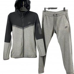 ΣΕΤ ΦΟΡΜΕΣ ΜΑΥΡΟ/ΓΚΡΙ NIKE TECH FLEECE